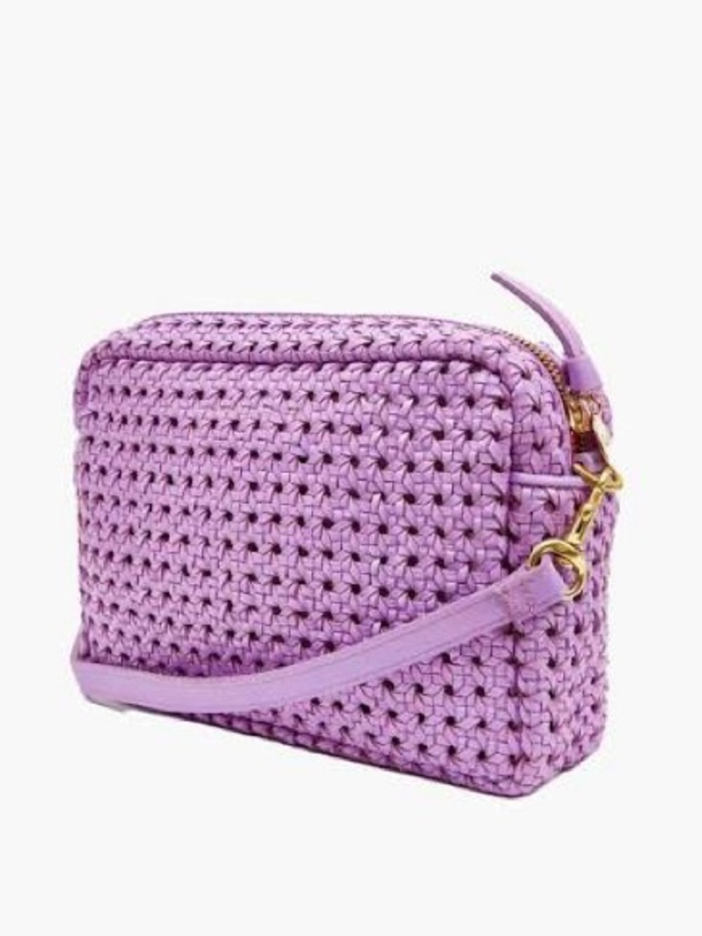 Clare V midi sac - lilac rattan